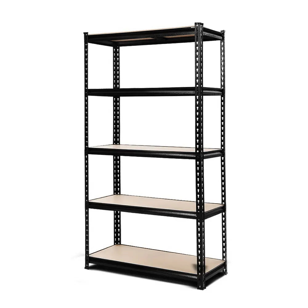 Giantz 1.5M Garage Shelving Warehouse Rack Pallet Racking Storage Shelve Black Chez Guru