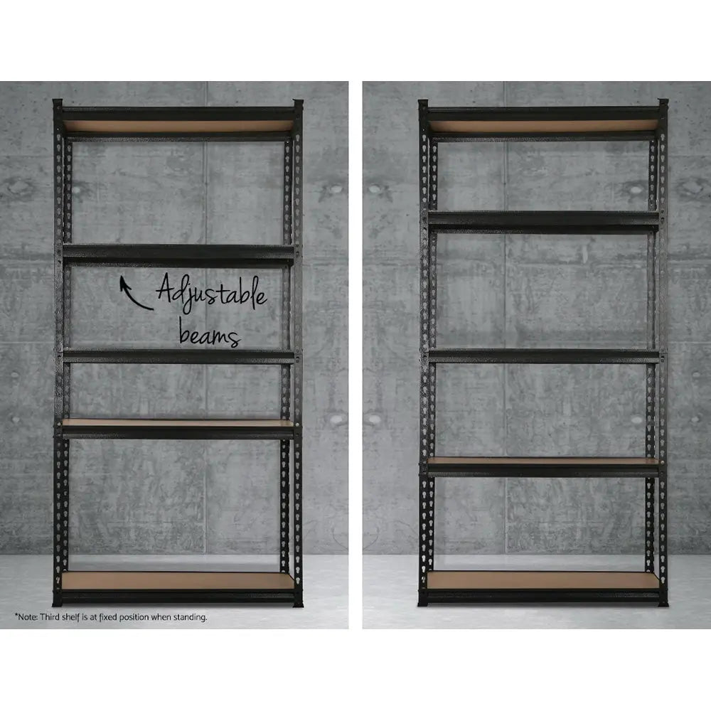 3x1.5M Warehouse Shelving Racking Storage Garage Steel Metal Shelves Rack Chez Guru