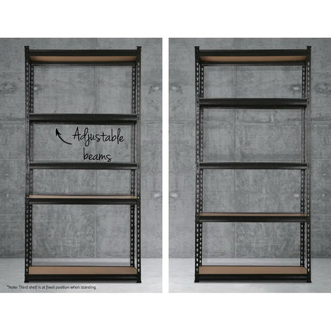 3x1.5M Warehouse Shelving Racking Storage Garage Steel Metal Shelves Rack Chez Guru