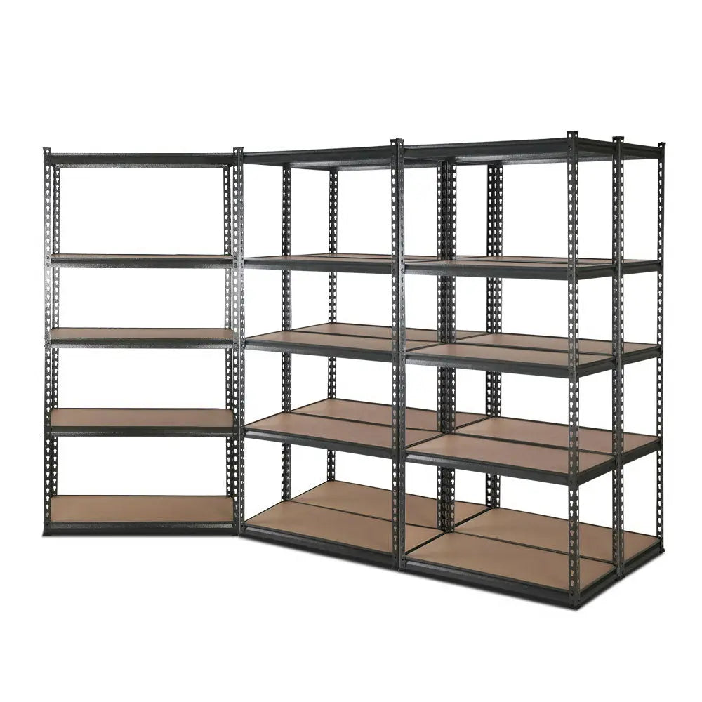 Giantz 5x1.8M Garage Shelving Warehouse Rack Pallet Racking Storage Charcoal Chez Guru