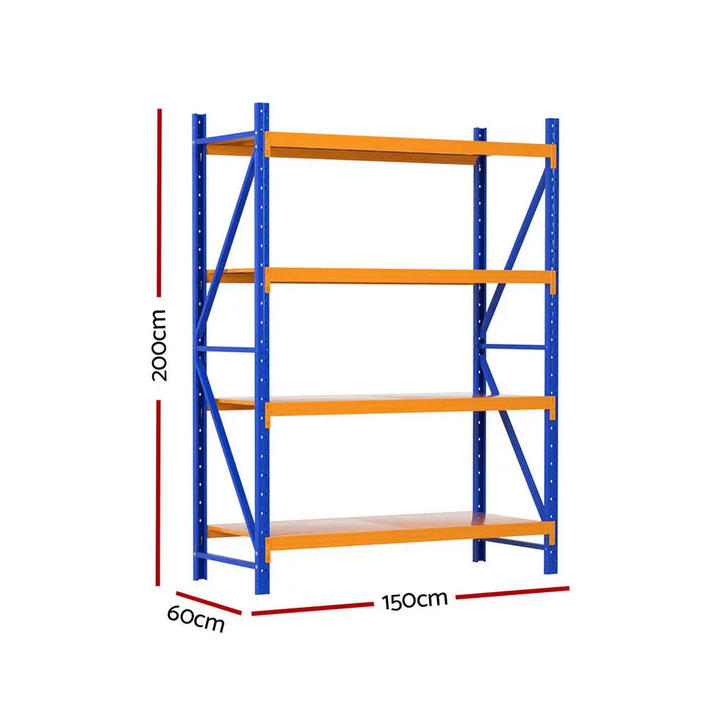 Giantz 2Mx1.5M Warehouse Shelving Garage Rack Chez Guru