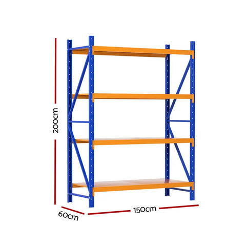 Giantz 2Mx1.5M Warehouse Shelving Garage Rack Chez Guru