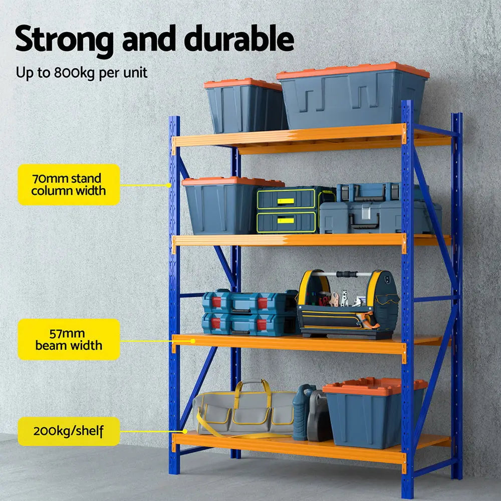 Giantz 2Mx1.5M Warehouse Shelving Garage Rack Chez Guru