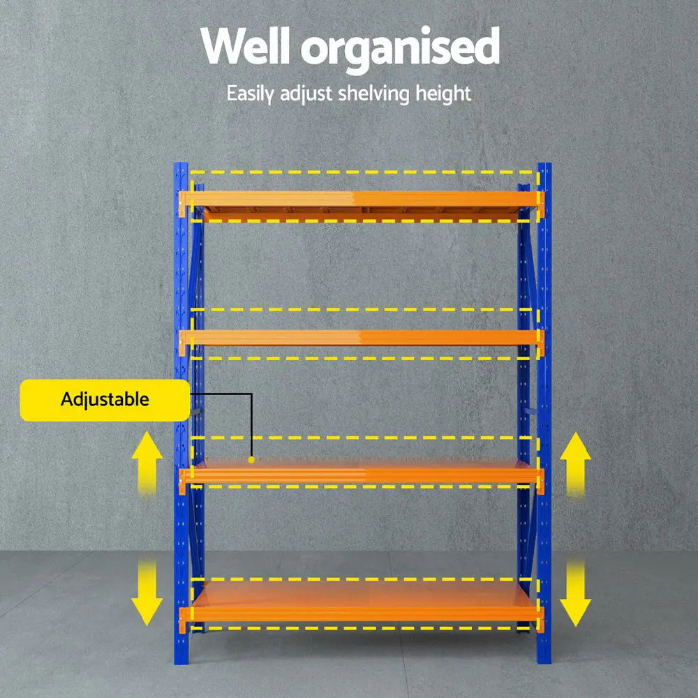 Giantz 2Mx1.5M Warehouse Shelving Garage Rack Chez Guru