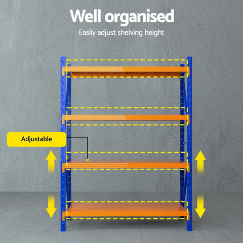 Giantz 2Mx1.5M Warehouse Shelving Garage Rack Chez Guru