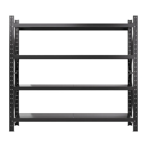 Giantz 2Mx1.8M Garage Shelving Warehouse Rack Pallet Racking Storage Shelf Black Chez Guru