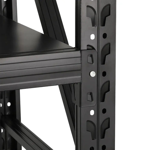 Giantz 2Mx1.8M Garage Shelving Warehouse Rack Pallet Racking Storage Shelf Black Chez Guru
