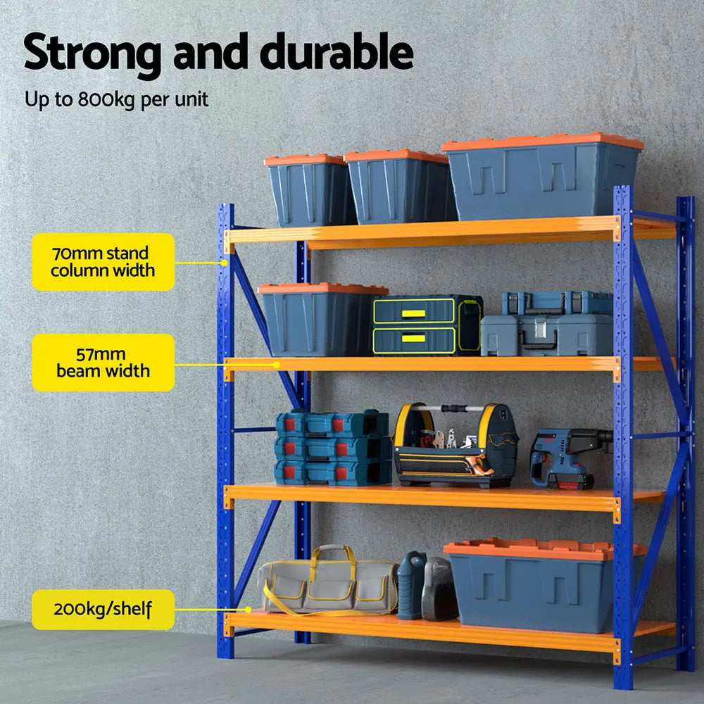 Giantz 2Mx1.8M Warehouse Shelving Garage Rack Chez Guru