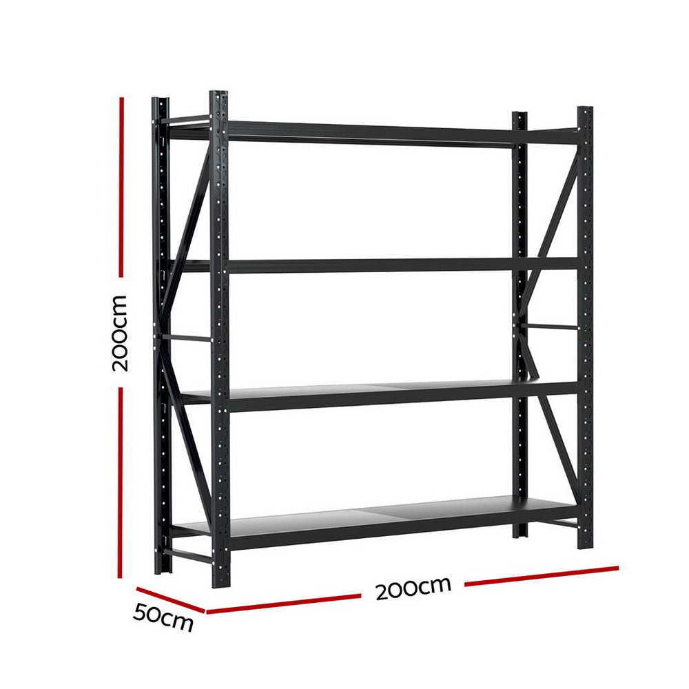 Giantz 2Mx2M Warehouse Shelving Garage Rack Chez Guru