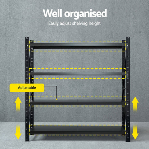 Giantz 2Mx2M Warehouse Shelving Garage Rack Chez Guru