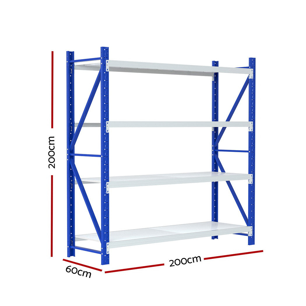Giantz 2Mx2M Warehouse Shelving Garage Rack Chez Guru