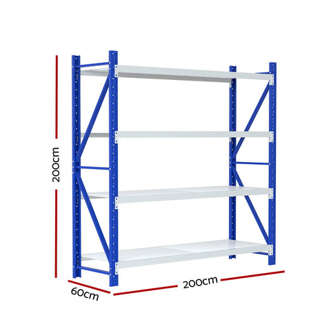 Giantz 2Mx2M Warehouse Shelving Garage Rack Chez Guru