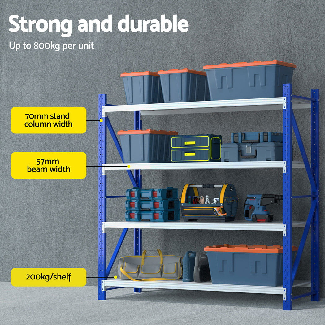 Giantz 2Mx2M Warehouse Shelving Garage Rack Chez Guru