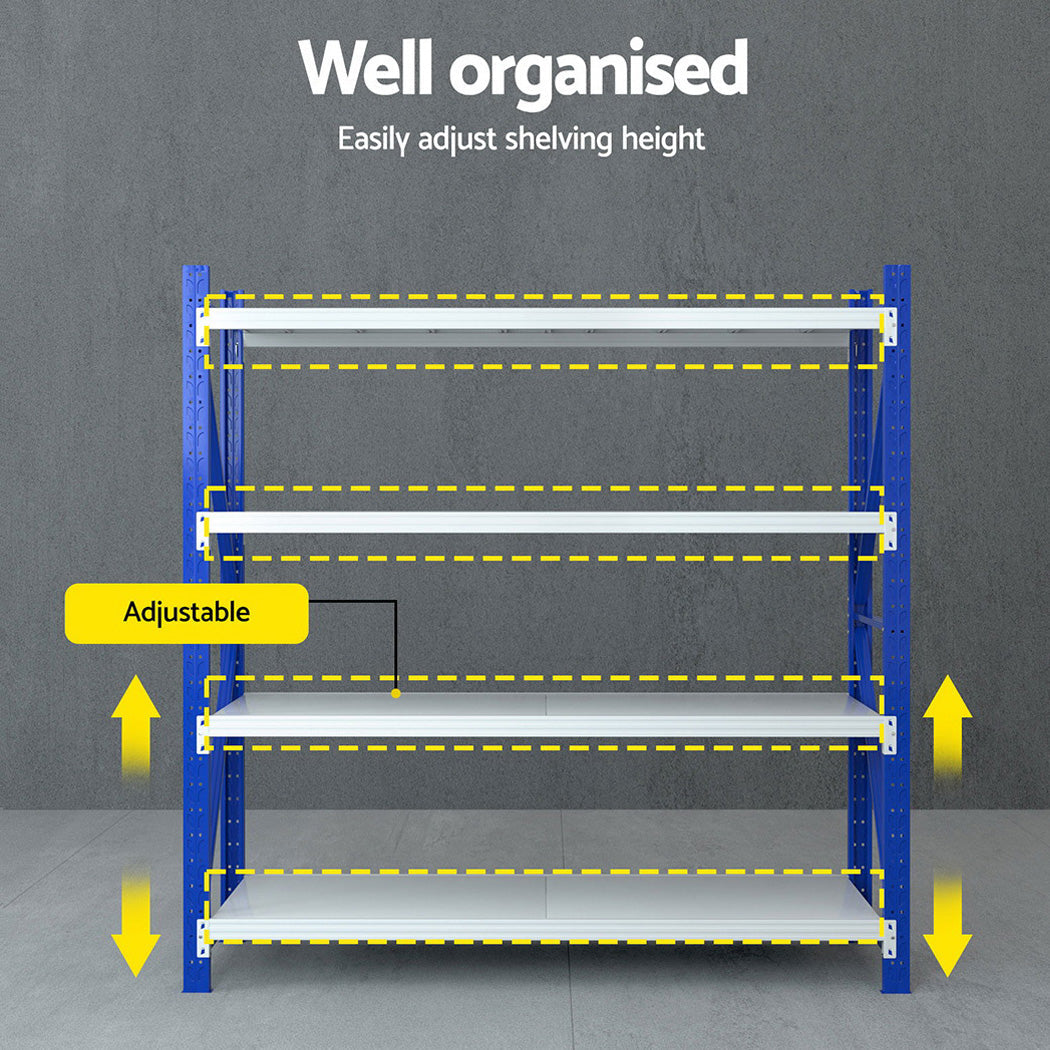 Giantz 2Mx2M Warehouse Shelving Garage Rack Chez Guru
