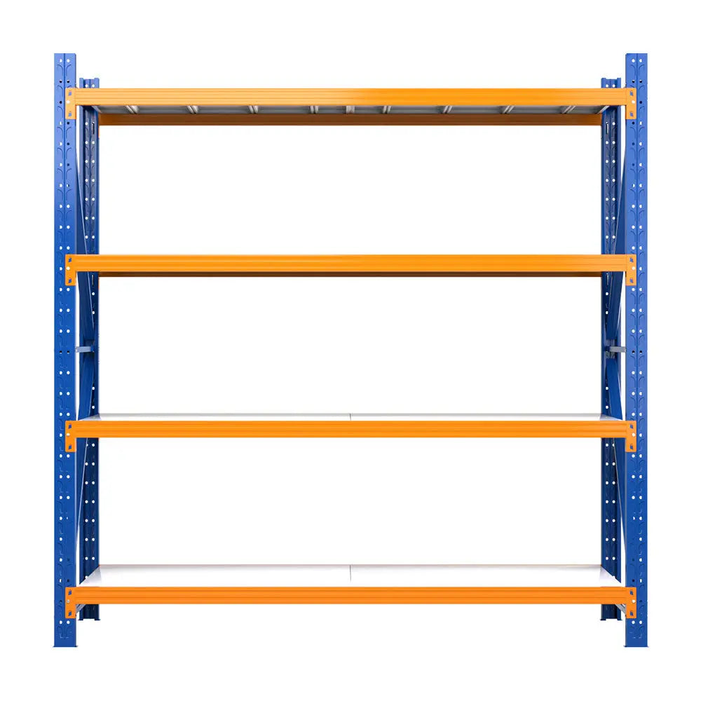 Giantz 2Mx2M Garage Shelving Warehouse Rack Pallet Racking Storage Shelf Blue Chez Guru