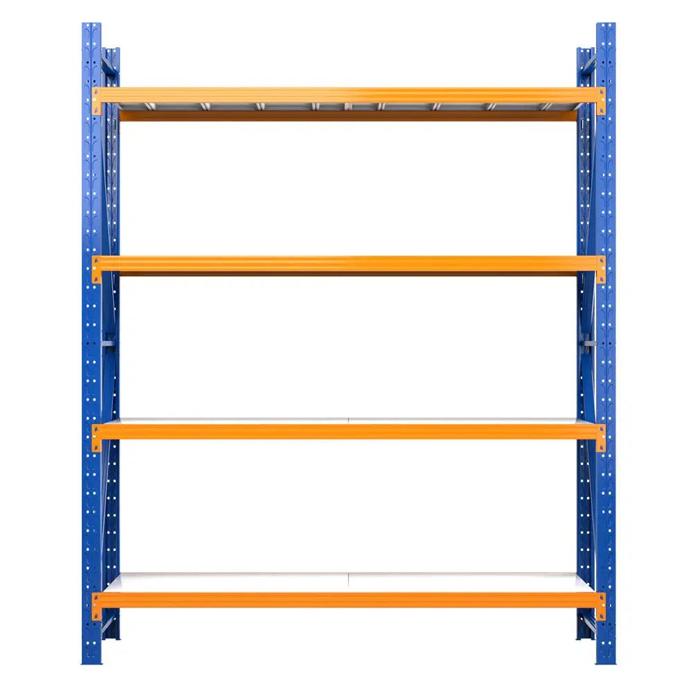 Giantz 2.4Mx2M Garage Shelving Warehouse Rack Pallet Racking Storage Shelf Blue Chez Guru